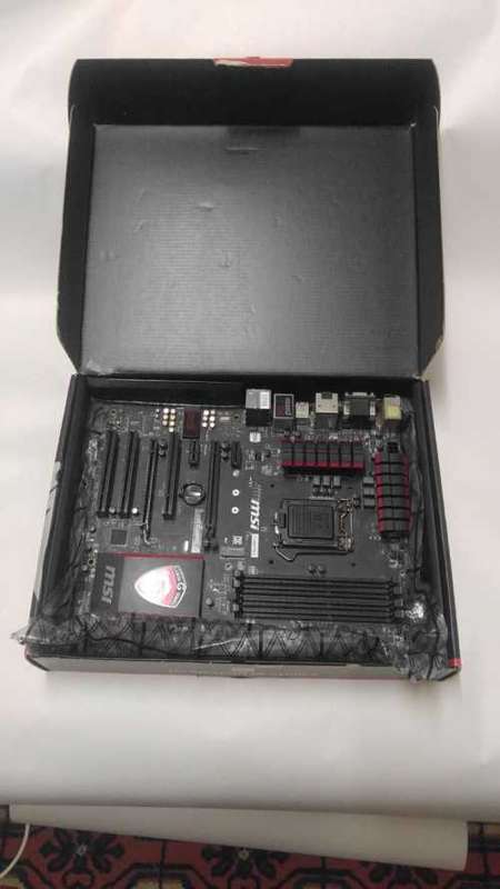 MSI H97 *GAMING *MOTHERBOARD WOW *EXTERIOR CONDITION EXCELLENT* UNTESTED SOLD AS IS FOR SPARES