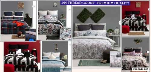 Premium Quality  PIERRE CARDIN STUNNING *wow*Duvet sets 3 pce *144*thread count *Premium*queen /King