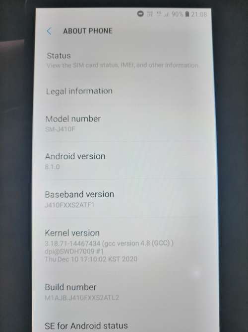sumsung j4 core