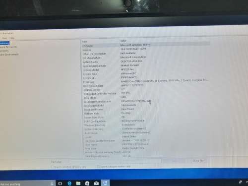 HP all in one desktop