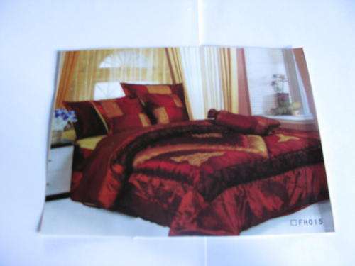 7 PCE ELEGANT QUILT/COMFORTER SET - DOUBLE SIZE