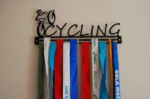 Cycling Medal Hanger Black