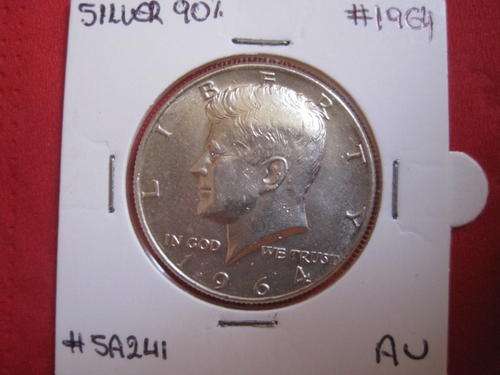 JOHN F KENNEDY 1964 MEMORIAL HALF DOLLAR .900 SILVER -PAYPAL-