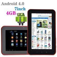 Allwinner A13 7" Tablet with leather keyboard.
