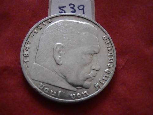 Nazi Germany 2 silver Reichsmarks
