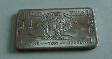 1 TROY OZ FINE TITANIUM .999 BUFFALO BAR -FREE SHIPPING-
