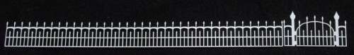 HO Scale - Ornate Fence and Gate
