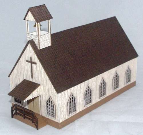 N Scale - Old West Church Kit