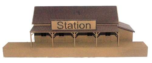 N Scale - Old West Station Kit