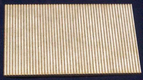 HO Scale - Building Blocks - Corrugated Iron Roof