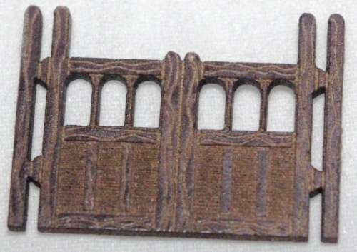 N Scale - Church Fence and Gate