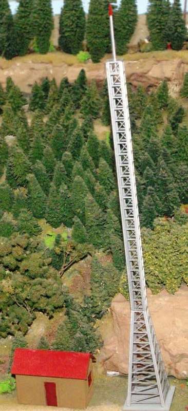 HO Scale - Shack and Radio Tower
