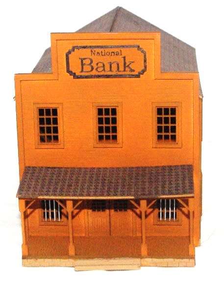 HO Scale - Old West Bank