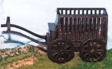 1:72 Scale - Horse Drawn Wagon 3 - Kit
