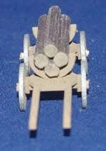 1:72 Scale - Wood Carrying Horse Drawn Wagon - Kit
