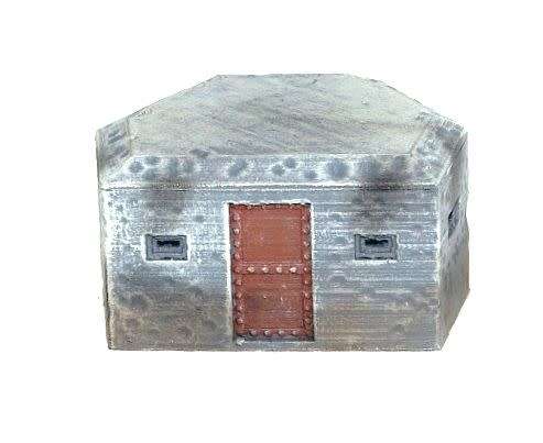 N Scale - Pillbox Battle Damage