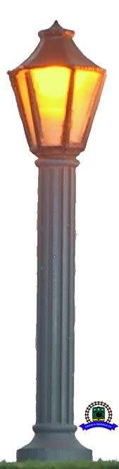 HO Scale - Concrete Street Light - Hexagonal - Kit