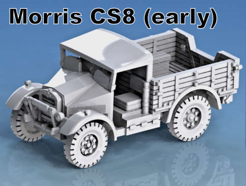 1:72 Scale - Morris CS8 - Door Open With Cab Roof