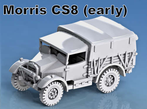 1:87 Scale - Morris CS8 - Door Closed - Roof Closed