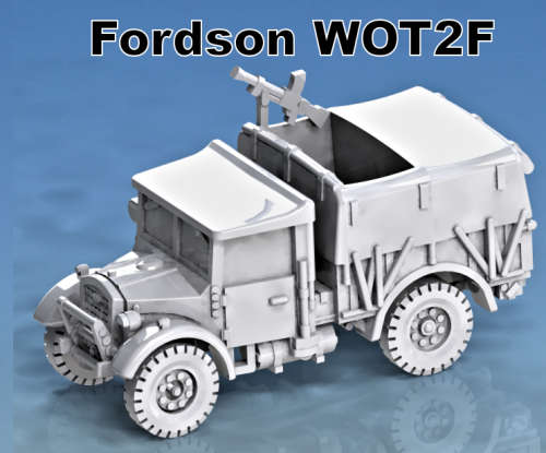 1:100 Scale - Fordson WOT-2F - Closed AA