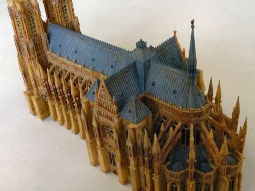 1:560 Scale - Reims Cathedral Kitset
