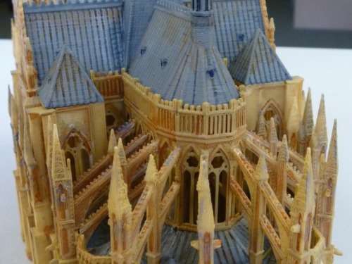 1:560 Scale - Reims Cathedral Kitset