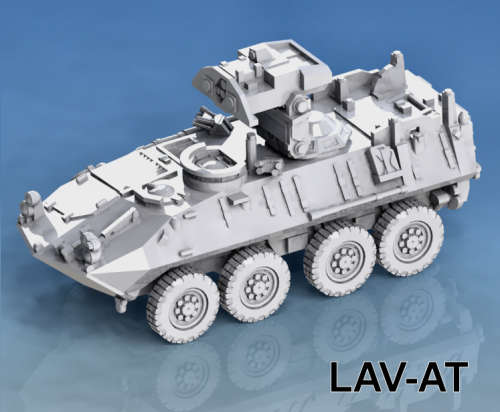 1:72 Scale - LAV-AT - With Extended Turret