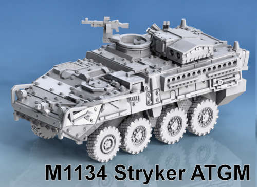 1:87 Scale - M1134 Stryker ATGM - Stowed Turret