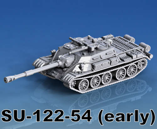 1:72 Scale - SU-122-54 Early - Closed Turret