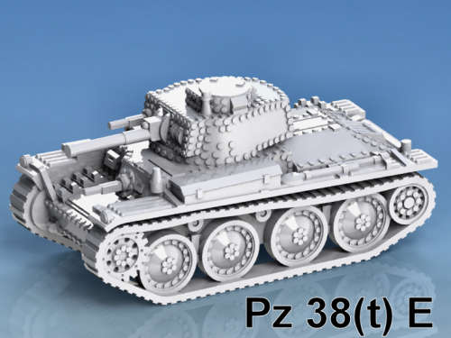 1:72 Scale - Pzkpfw 38 (t) Ausf E