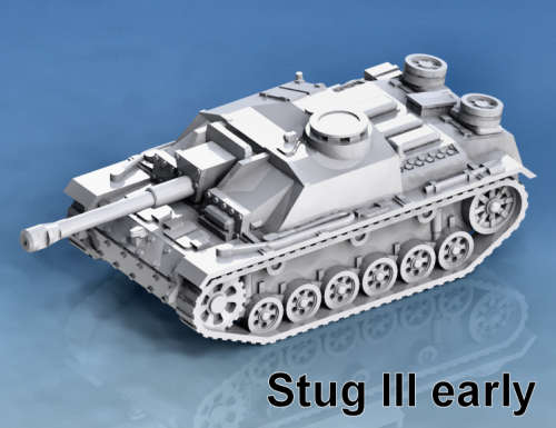 1:100 Scale - Stug III - Early