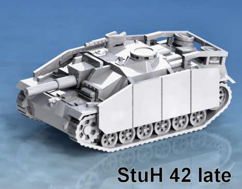 1:87 Scale - Stuh 42 - Late, Schurzen