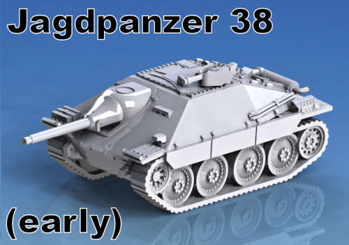 1:72 Scale - Jagdpanzer 38 Hetzer - Early