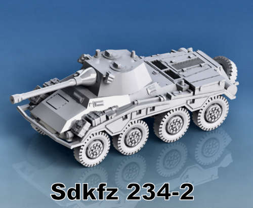 1:87 Scale - Sdkfz 234-2 - Box