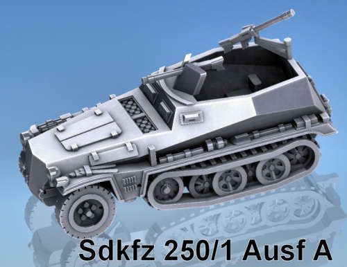1:100 Scale - Sdkfz 250/A - Mid