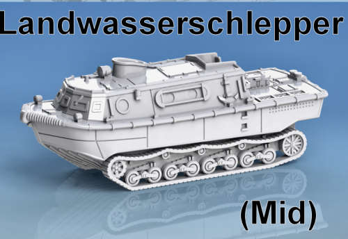 1:72 Scale - LWS (Landwasserschlepper) - Mid