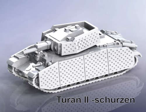1:100 Scale - Turan II - Skirts, Turret Skirts