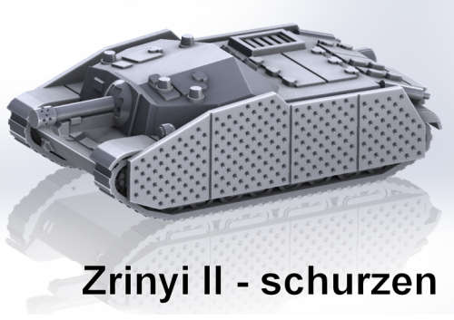1:100 Scale - Zrinyi II - Skirts