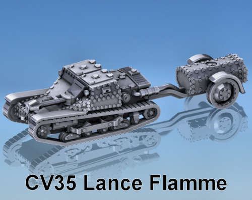 1:100 Scale - CV-35 Lance-Flamme