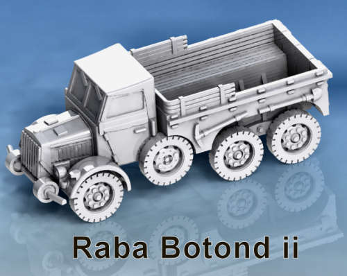 1:100 Scale - Raba Botond II - Cab Closed