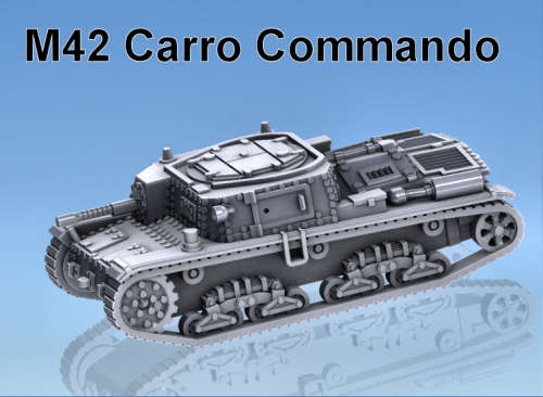 1:72 Scale - M42 Carro Commando - No Strap