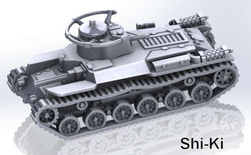 1:87 Scale - Shi-Ki - Vents Open