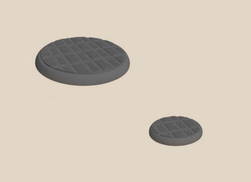 40mm Round Base (2 Pack)