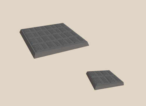 40mm Square Base (2 Pack)
