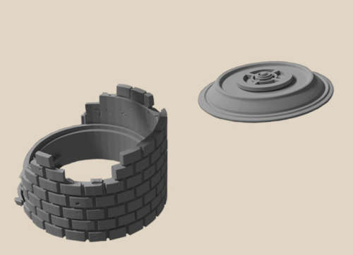 Bunker Entrance - Compatible with 28mm scale