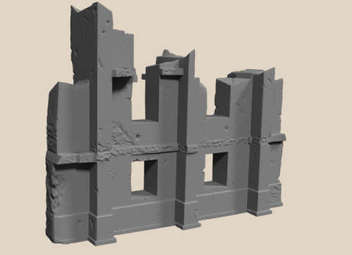 1:87 Scale - Wall 02