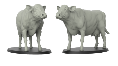 1:72 Scale - Cow 2 (5 Pack)