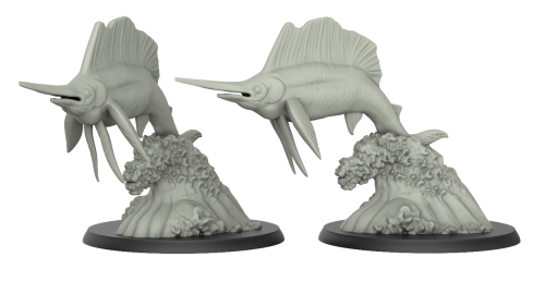 1:72 Scale - Sailfish and Wave