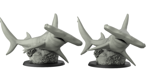 1:87 Scale - Sphyrnidae and Rock