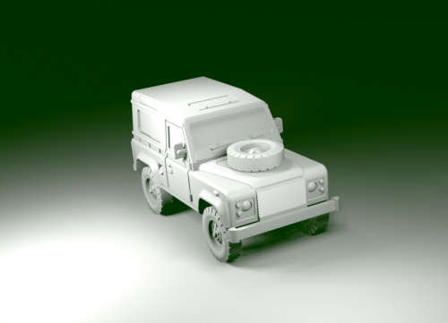 1:100 Scale - Land Rover 90 Station Wagon Sunroof Rostyle